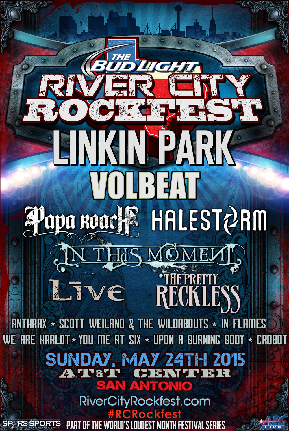 RIVER CITY ROCKFEST Tour Dates 2016 2017 concert images & videos