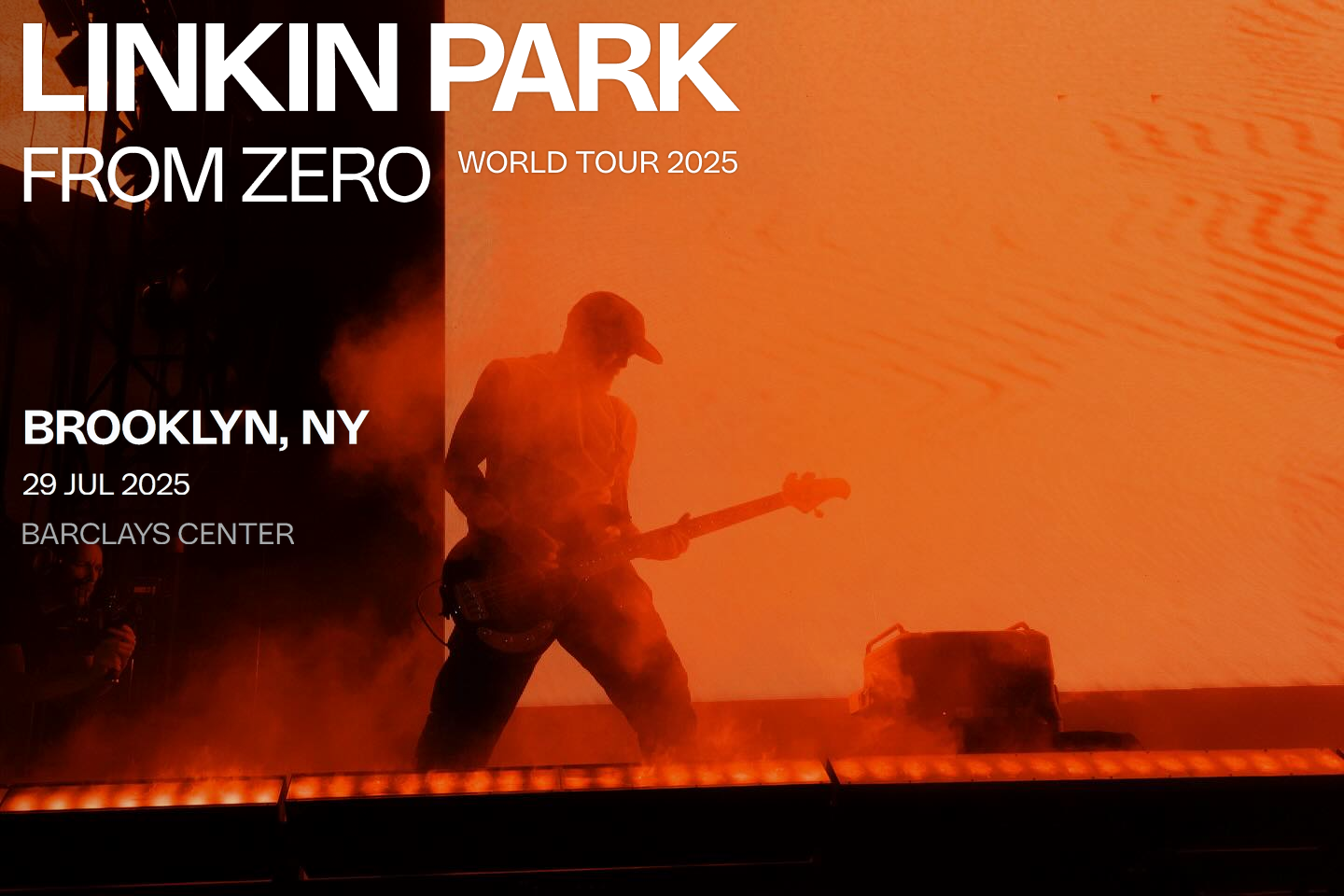July 29, 2025: Brooklyn, NY: From Zero World Tour 2025 LP Association